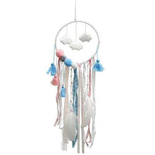 Load image into Gallery viewer, Party Propz Cloud Lights Dream Catchers Handmade Feather Crafts Dreamcatchers with Light Lace for Home,Rooms, Bedroom Wall Hanging Decoration, Craft Hangings Decor,Decorative Items Gift Girls - Home Decor Lo