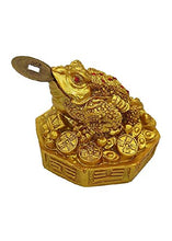 Load image into Gallery viewer, Crystal Feng Shui Money Frog with Coin, Lucky Money Toad Decorations, Ideal for Attracting Wealth - Home Decor Lo