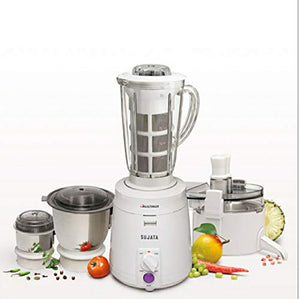 Sujata Juicer Mixer Grinder, 900W (White) - Home Decor Lo