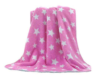 BRANDONN Supersoft New Born Wrapper Cum Baby Blanket for Babies, (Pink 100 cm x 75 cm) - Home Decor Lo
