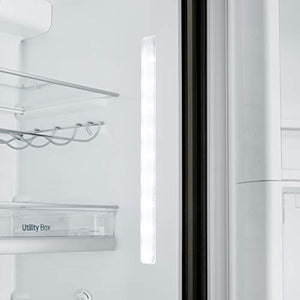 LG 679 L Door-in-Door Inverter linear Side-by-Side Refrigerator (GC-M247UGBM, Black Glass, LG ThinQ) - Home Decor Lo