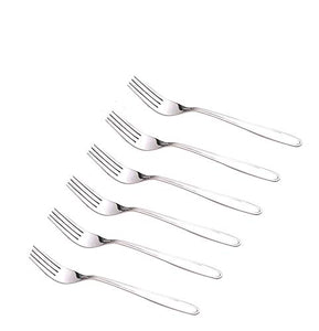Dadi Kitchen Table Fork Stainless Steel | Cutlery Fork | Table Ware Set of 6 Pcs - Home Decor Lo