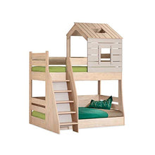 Load image into Gallery viewer, KIDOMATE My House Bunk Bed for Boys &amp; Girls, Elegant Wood Finish Furniture That Suits Every Bedroom - Home Decor Lo