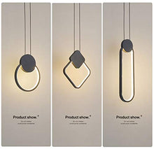 Load image into Gallery viewer, Citra led 1 Light Modern Modern Pendant Lighting Bedside Minimalist Aluminum Shade Kitchen Island Ceiling Lights - Brown (Round) - Home Decor Lo