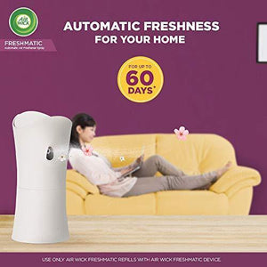 Airwick Freshmatic Automatic Air Freshener Complete Kit [Machine + Summer Delights refill - 250 ml] - Home Decor Lo