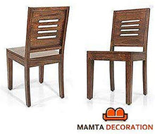 Load image into Gallery viewer, Mamta Decoration Solid Sheesham Wood Dining/Balcony Chairs for Home and Office | Teak Finish | Set of 2 - Home Decor Lo