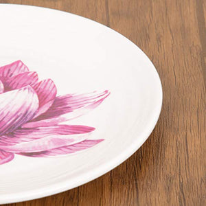 Home Centre Alora-Malia Floral Print Side Plate - Purple - Home Decor Lo