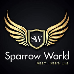 Sparrow World™ 5D Designer Superfine Exclusive Velvet Carpet | Rug | Living Room | Bedroom | Hall | School | Temple | Bedside Runner | 5 Feet x 7 Feet | - Coffee - Home Decor Lo