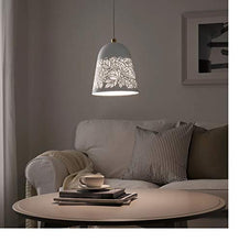 Load image into Gallery viewer, Ikea Aerglo SOLSKUR Pendant lamp White, Brass-Colour - Home Decor Lo