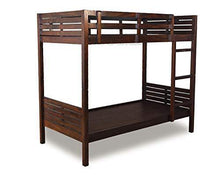 Load image into Gallery viewer, Woodlab Furniture Sheesham Wood Single Size Bunk Bed for Kids Room Bedroom (Walnut Finish) - Home Decor Lo