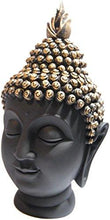 Load image into Gallery viewer, Heeran Art Polyresin Buddha Head Figurine (10.5 Cm X 7 Cm X 13 Cm, Glb) - Home Decor Lo