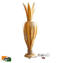 Load image into Gallery viewer, LADY THIKHAI Pineapple Shape Bamboo Wooden Made Table Lamp -for Living Room,Bed Room,for Home Decorative Handcraft Table Lamp(Beige) - Home Decor Lo