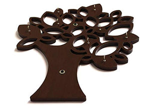 Art Window Tree Key Wall Holder || Wooden Key Holder || Decorative Key Hanger (Brown) - Home Decor Lo