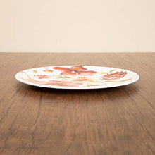 Load image into Gallery viewer, Home Centre Meadows-Malva Floral Print Dinner Plate - Red - Home Decor Lo