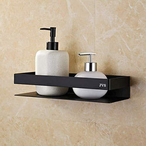 Xllent® JVS Multipurpose Stainless Steel Bathroom & Kitchen Shelf/Wall Holder/Storage Box Combo Set of 2 (10" x 14") Black - Home Decor Lo