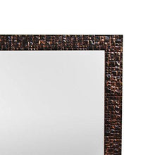 Load image into Gallery viewer, Art Street Copper Color Flat Decorative Wall Mirror/Makeup Mirror/Looking Glass Inner Size 10 x 12 inch, Outer Size 12 x 14 inch - Home Decor Lo