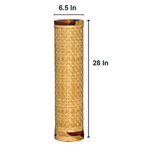 KraftInn Bamboo Floor Lamp (Brown, 28-inch) - Home Decor Lo