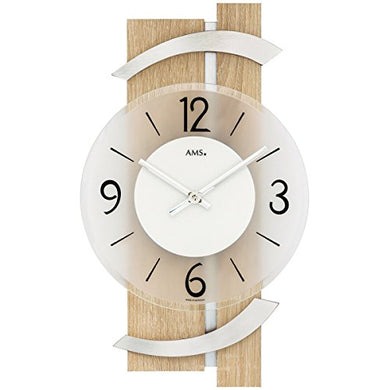 Modern Wall Clock with Quartz Movement from AMS - Home Decor Lo