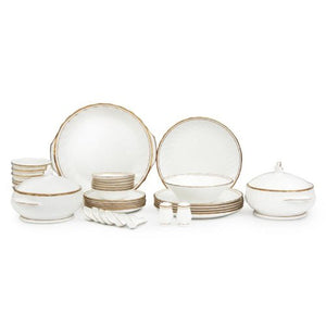 Clay Craft Karina 310 GL Bone China Dinnerware Set, 38-Pieces, Multicolor - Home Decor Lo