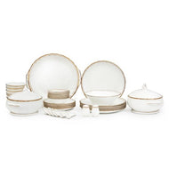 Clay Craft Karina 310 GL Bone China Dinnerware Set, 38-Pieces, Multicolor - Home Decor Lo