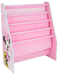 Disney Wooden Minnie Mouse Sling Bookcase, Pink - Home Decor Lo