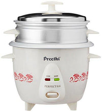 Load image into Gallery viewer, Preethi Perfect Wonder 0.6-Litre 300-Watt Rice Cooker - Home Decor Lo