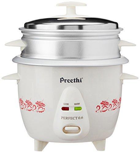 Preethi Perfect Wonder 0.6-Litre 300-Watt Rice Cooker - Home Decor Lo
