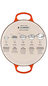 Le Creuset Signature Cast Iron Round Casserole, 18 cm - Volcanic - Home Decor Lo