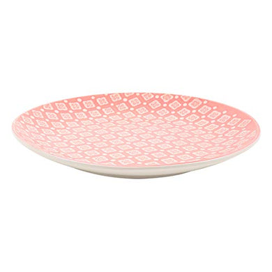 Chumbak Sara Ali Khan's Choice Weekend Picnic Pink Dinner Plate - Home Decor Lo