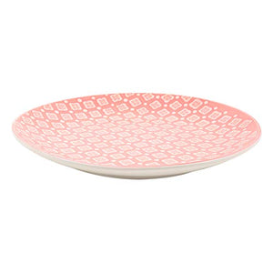 Chumbak Sara Ali Khan's Choice Weekend Picnic Pink Dinner Plate - Home Decor Lo