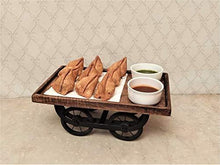 Load image into Gallery viewer, Xllent® New Uniq Snack Platter in Thelaa Shape for Serving Items with Wood and Metal Material (Brown) - Home Decor Lo