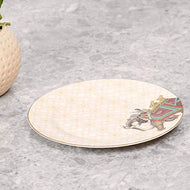 Home Centre Nirvana Side Plate - 8 Inch - Beige - Home Decor Lo