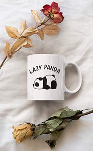 Capsula Clothing® Lazy Panda Premium Ceramic Coffee and Tea Gift Mug 350 ML 11 oz - Home Decor Lo