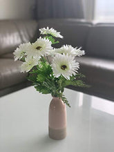 Load image into Gallery viewer, Fourwalls Beautiful Decorative Artificial Garabara Flower Bunches for Home decor (48 cm Tall, 10 Heads, White) - Home Decor Lo