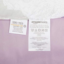 Load image into Gallery viewer, AmazonBasics Easy-Wash Microfiber Kid&#39;s Bed-in-a-Bag Bedding Set - Full or Queen, Purple Unicorns - with 4 pillow covers - Home Decor Lo