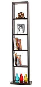 Bluewud Walten Engineered Wood Bookshelf/Display Rack (Wenge) - Home Decor Lo