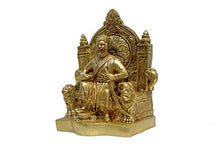 Load image into Gallery viewer, BHARAT HAAT Chhatrapati Shivaji Brass Handicraft Art by BharatHaat BH07074 - Home Decor Lo