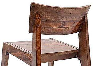 TG Furniture Sheesham Wood Garden Dining Chair For Home (Natural Finish) - Home Decor Lo