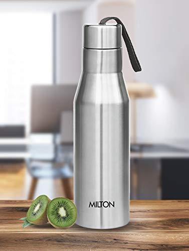 Milton Light Weight Aqua StainlessSteel Silver 750ML 1Pc Water Bottle,Leak  Proof