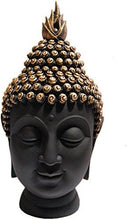 Load image into Gallery viewer, Heeran Art Polyresin Buddha Head Figurine (10.5 Cm X 7 Cm X 13 Cm, Glb) - Home Decor Lo