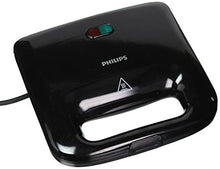 Load image into Gallery viewer, Philips Daily Collection HD2582/00 830-Watt 2-Slice Pop-up Toaster (White) &amp; HD 2393 820-Watt Sandwich Maker (Black) Combo - Home Decor Lo