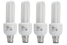 Load image into Gallery viewer, Glean CFL 2 Tube Compact Fluorescent Lights (White, 11 W) - Pack of 4 Bulbs - Home Decor Lo
