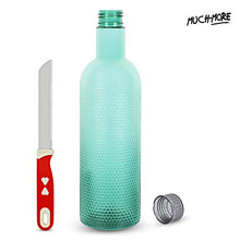 Load image into Gallery viewer, MUCH-MORE 6 Plastic Fridge Bottles Set 1 Liter Turtle Design with Complimentary Knife (Multicolor WB-08) - Home Decor Lo