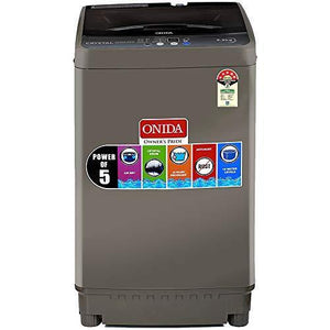 Onida 5.5 Kg 5 Star Fully-Automatic Top Loading Washing Machine (T55CGN, Grey) - Home Decor Lo