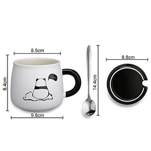 BonZeal 3D Ceramic Shy Fatty Panda Mug Cup Tea Coffee Mug 1 Piece 300ml - Home Decor Lo