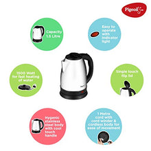 Load image into Gallery viewer, Pigeon By stovekraft Amaze Plus 1.5 Litre Electric kettle, Black - Home Decor Lo