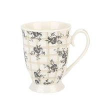 Load image into Gallery viewer, HomeStop IVY Round Floral Printed Coffee Mug - 295 ml (Beige_Free Size) - Home Decor Lo