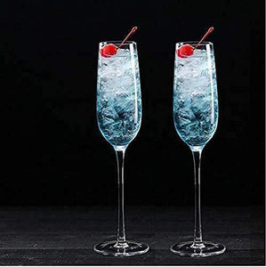 AARYA OPERIA Transparent Red Wine Glass (Set of 2, 165ML) - Home Decor Lo