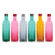 Load image into Gallery viewer, MUCH-MORE 6 Plastic Fridge Bottles Set 1 Liter Turtle Design with Complimentary Knife (Multicolor WB-08) - Home Decor Lo