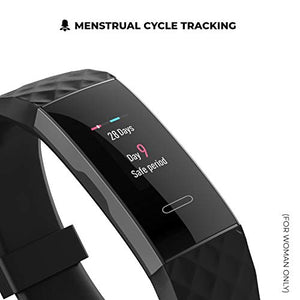 Noise ColorFit 2-Smart Fitness Band with Coloured Display, Activity Tracker Steps Counter, Heart Rate Sensor, Calories Burnt Count, Menstrual Cycle Tracking for Women (Midnight Black) - Home Decor Lo